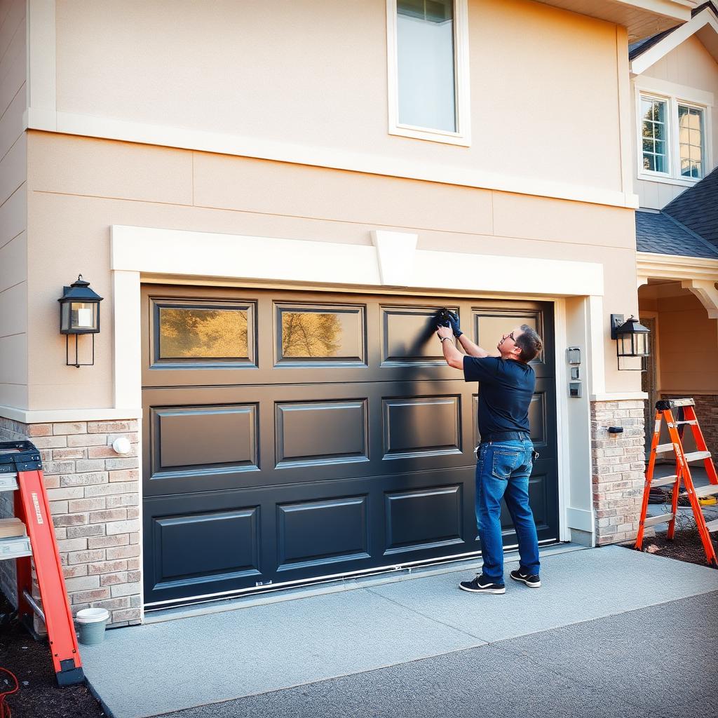 Professional installation service for garage doors